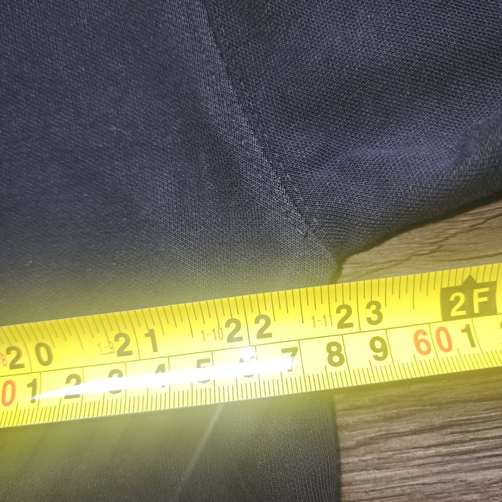 Amongst Others NYC Boxy Fit Heavy Cotton Blend Men's Large Solid Black Shirt - Picture 4 of 7